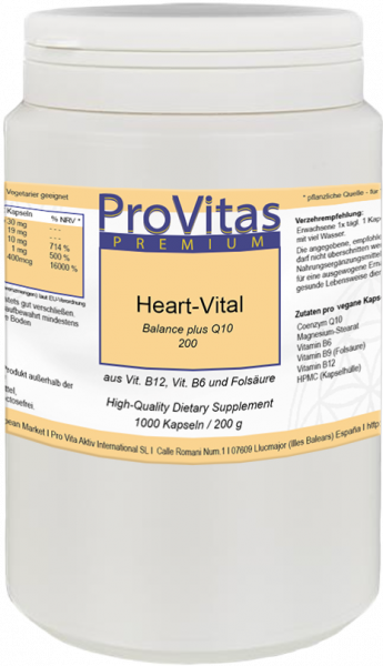 Heart Vital Balance plus Q10 1000 vegan capsules