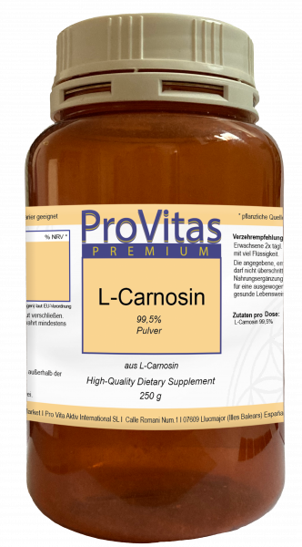 L Carnosin 99.5% 250g Pulver