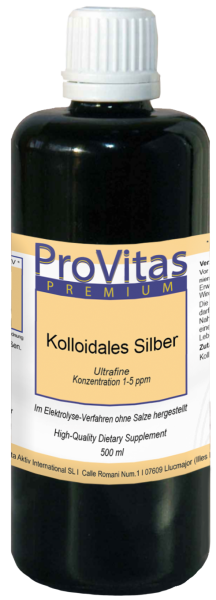 Kolloidales Silber 1 ppm 500ml
