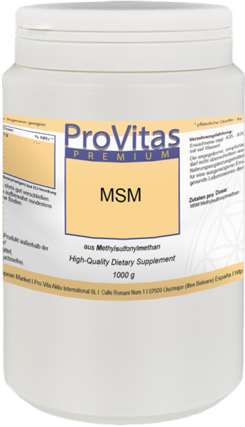 MSM 1000g Pulver