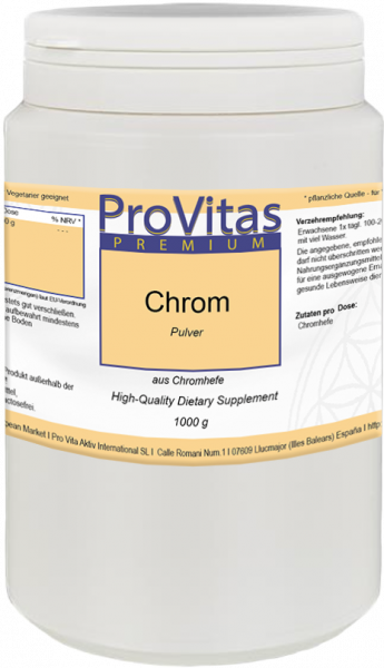 Chrome yeast 1000g powder