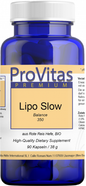 Lipo Slow Balance á 350mg 90 capsules