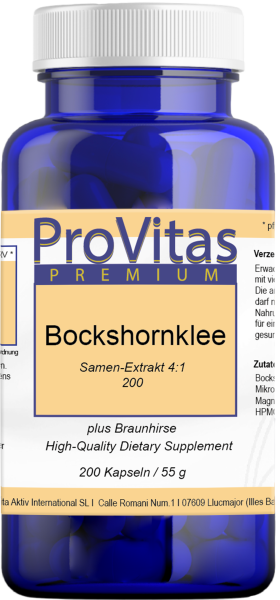 Bockshornklee Samen-Extrakt 4:1, à 200 mg, 200 V-Kps.