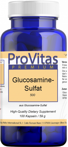 Glucosamine sulfate 500mg 100 caps
