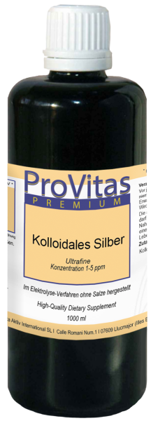 Colloidal Silver 1ppm 1000ml