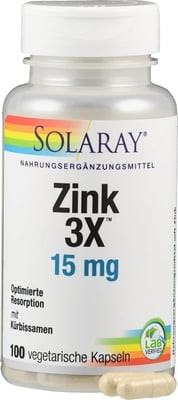 Zink 3X 15 mg